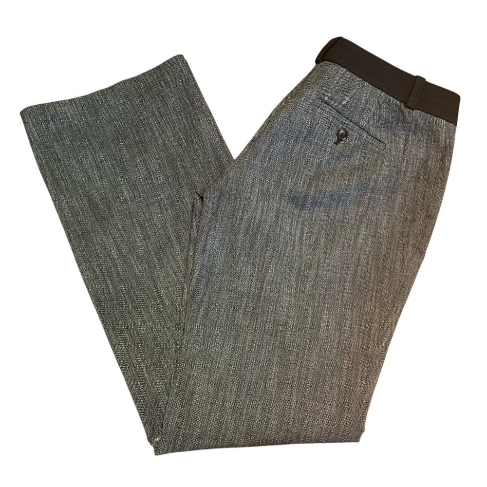 Ann Taylor LOFT Black & White Curvy Fit Pants Womens Size 2
